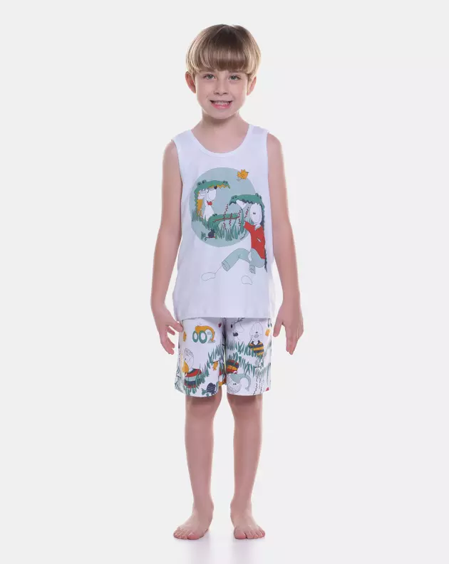 Pijama regata e bermuda     