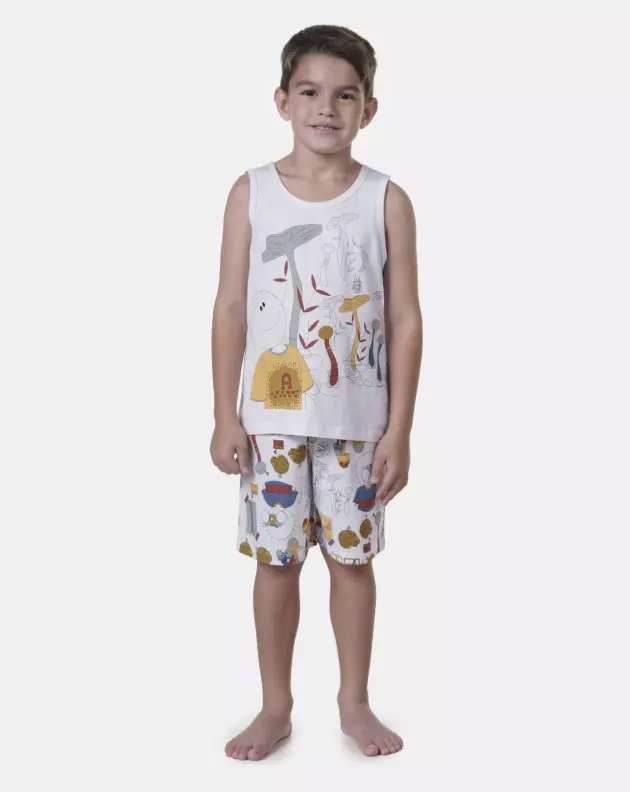 Pijama Regata e Bermuda 