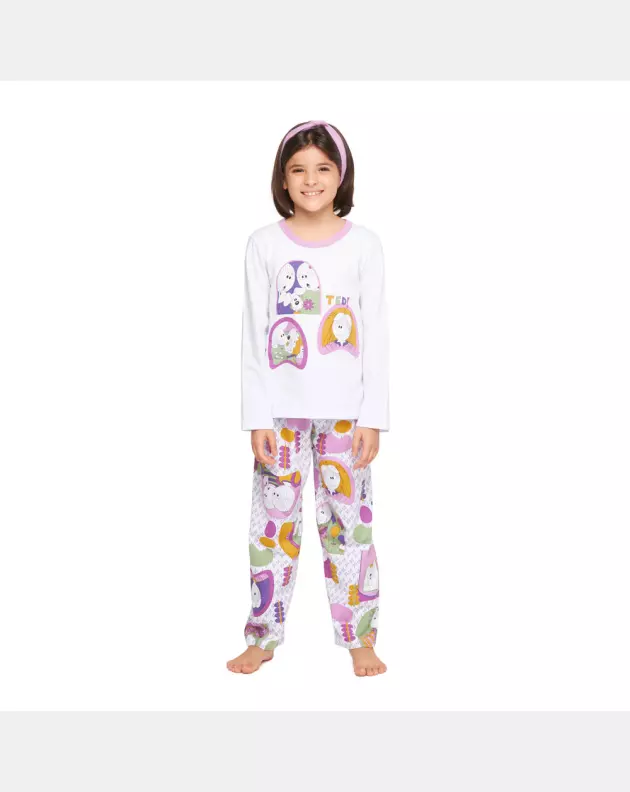 Pijama manga longa e calça
