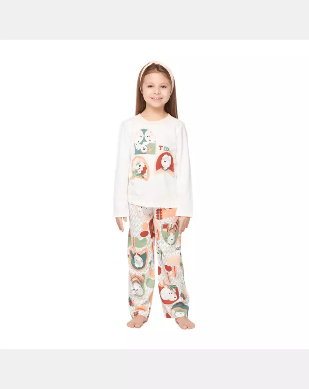 Pijama manga longa e calça
