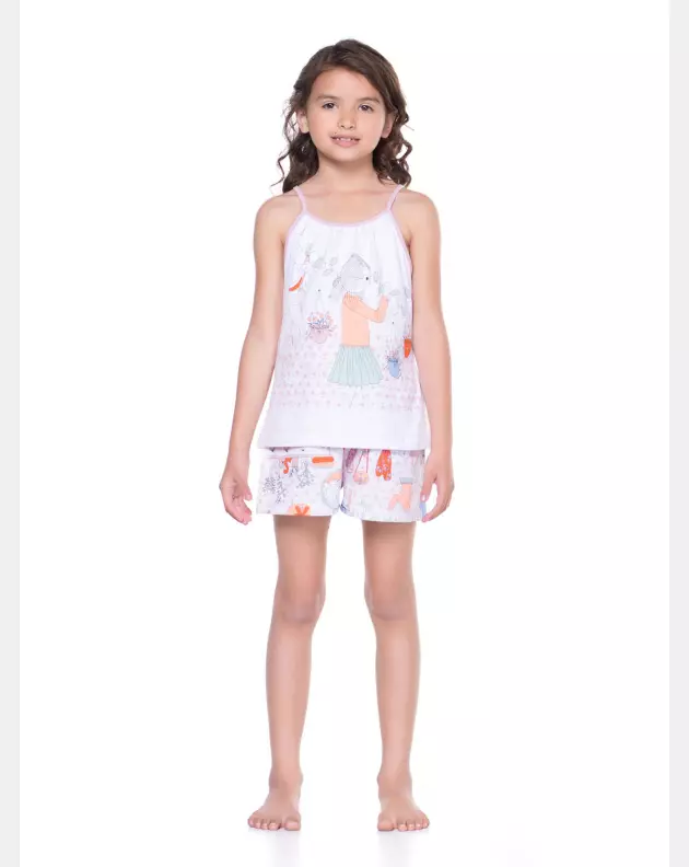 Pijama alça e short 