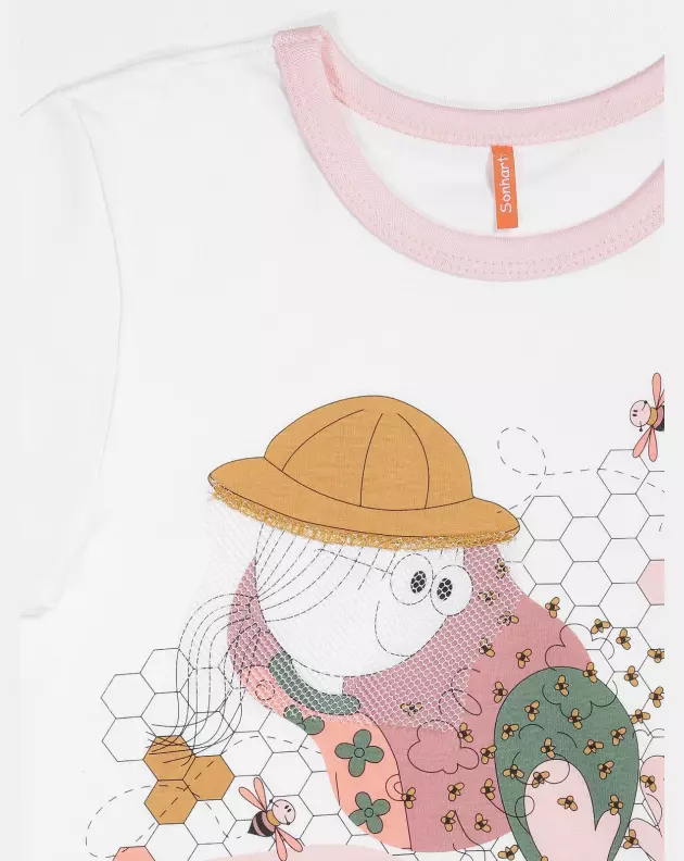 Pijama manga longa e calça 