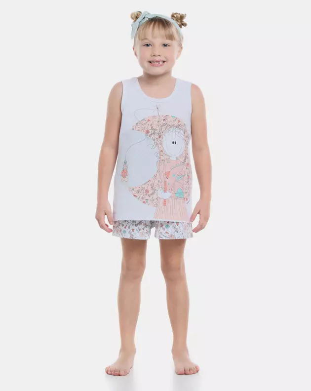 Pijama regata e short 