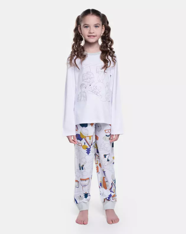 Pijama Manga Longa e Calça