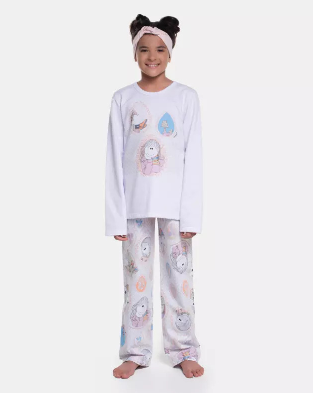 Pijama Manga Longa e Calça