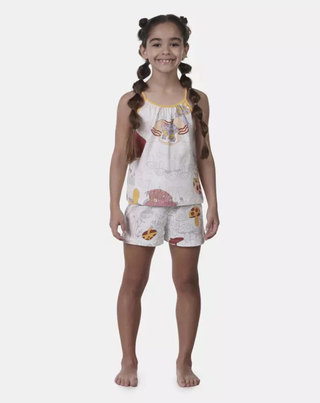 Pijama alça e short   