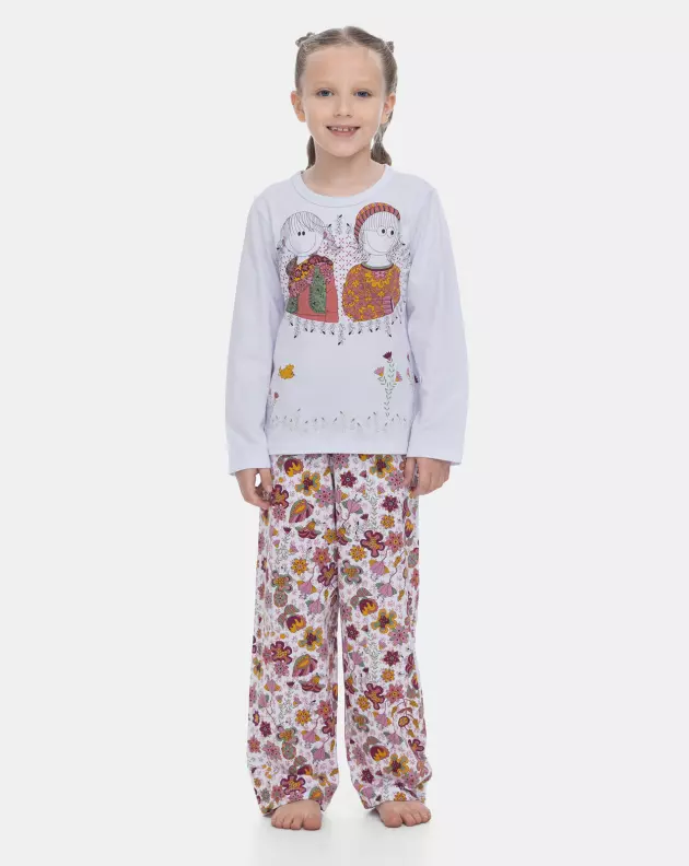Pijama Manga Longa e Calça