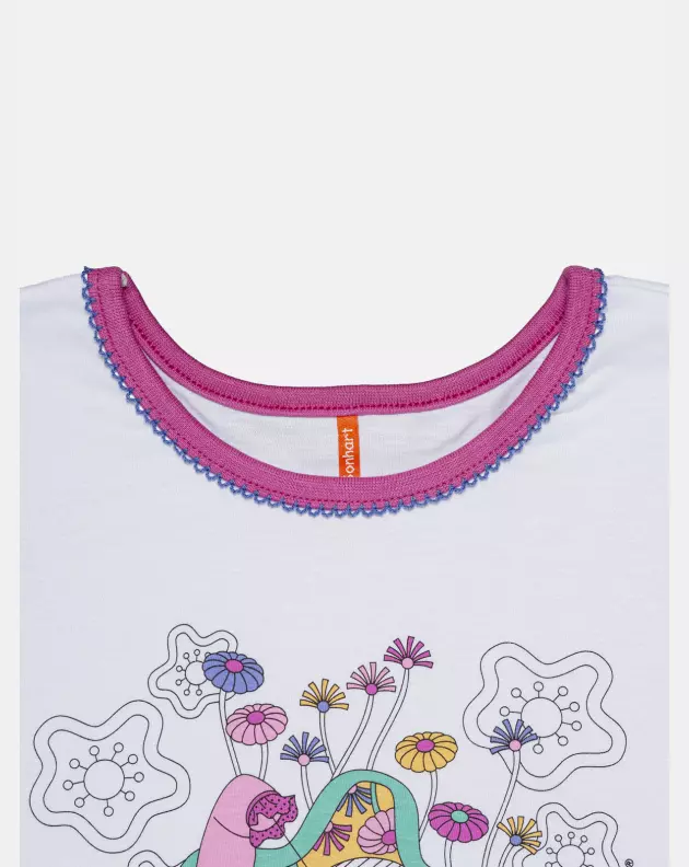Pijama Feminino Kids Manga Longa e Calça