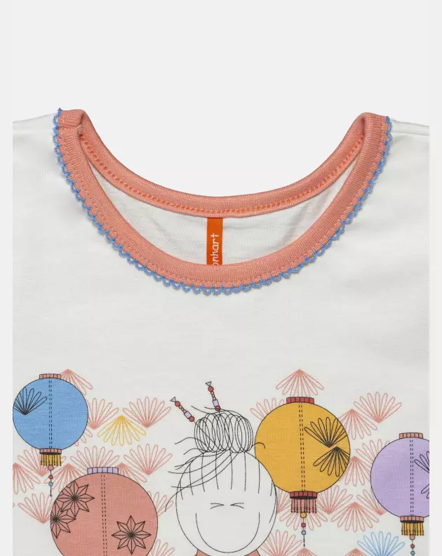 Pijama Feminino Kids Manga Curta e Short
