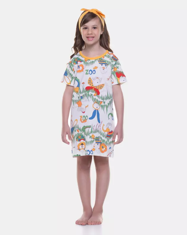 Camisão manga curta