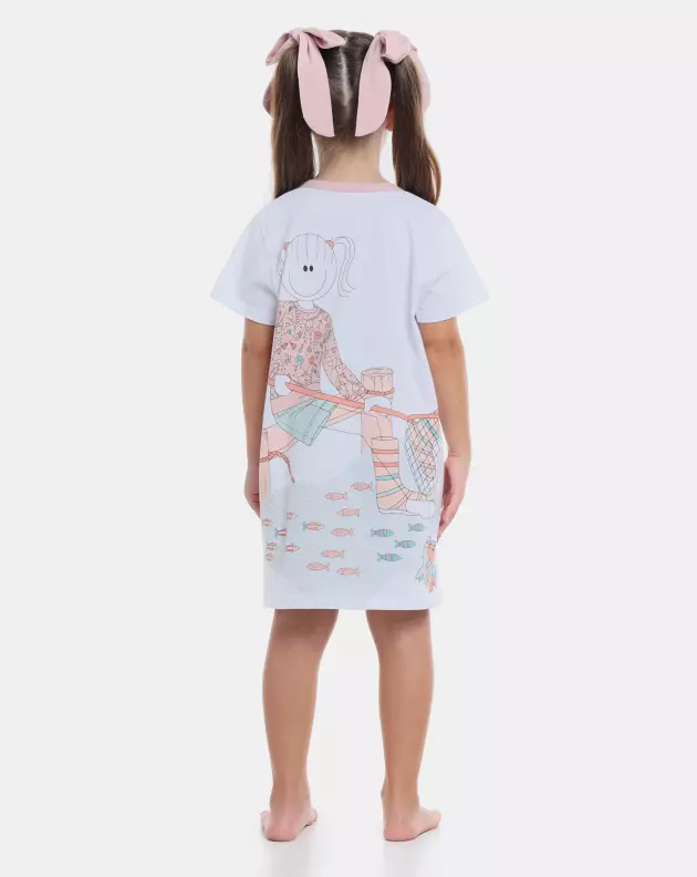 Camisão manga curta           