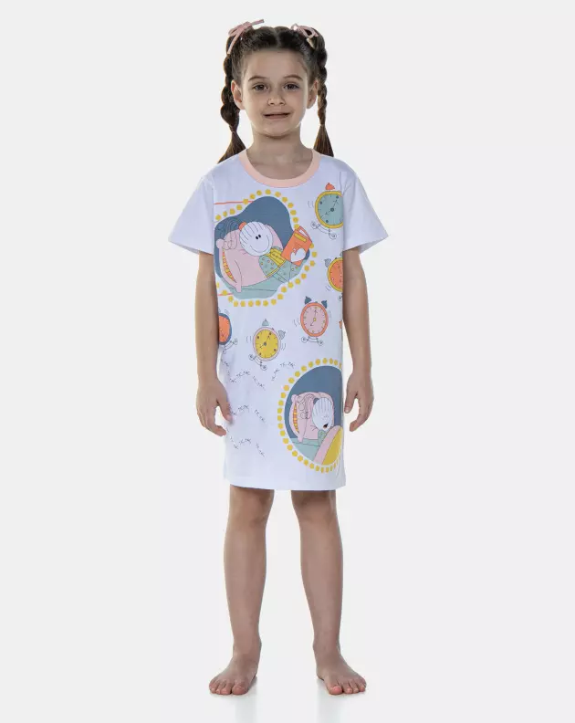 Camisão manga curta