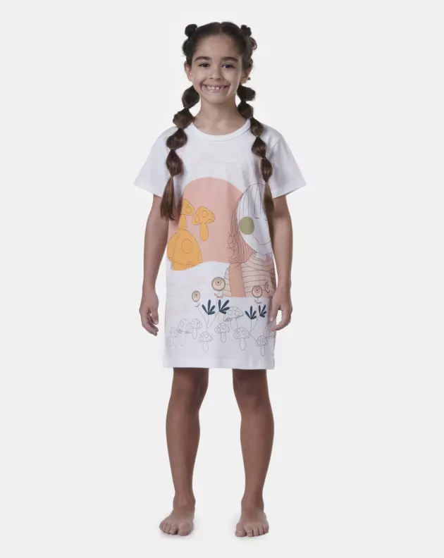 Camisão manga curta 