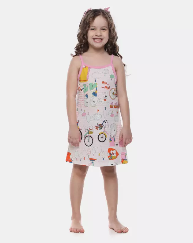 Camisola Feminina Kids Alça