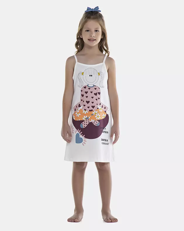 Camisola Feminina Kids Alça