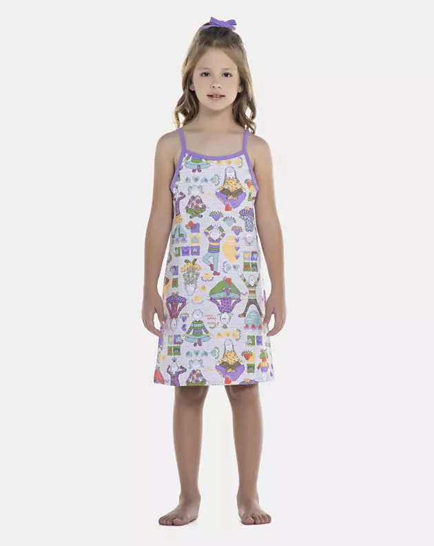 Camisola Feminina Kids Alça