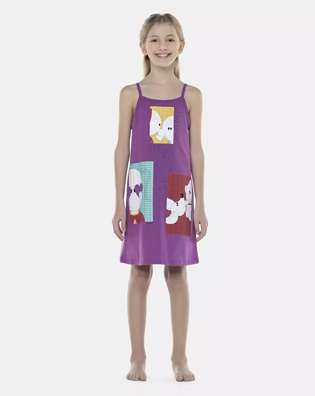 Camisola Feminina Kids Alça