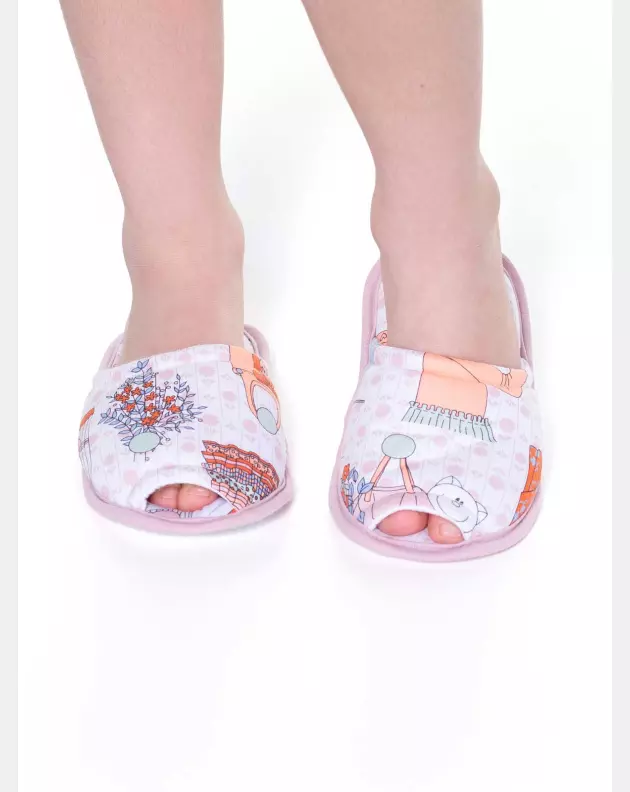 PANTUFA COM ABERTURA INFANTIL - 5 A 12 ANOS