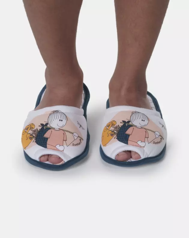 Pantufa com abertura infantil - 5 a 12 anos