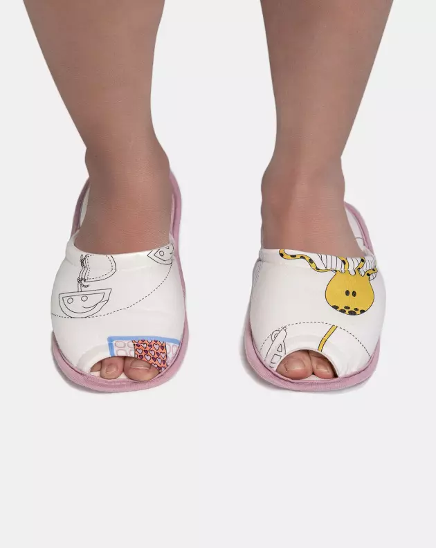 Pantufa Infantil Com Abertura