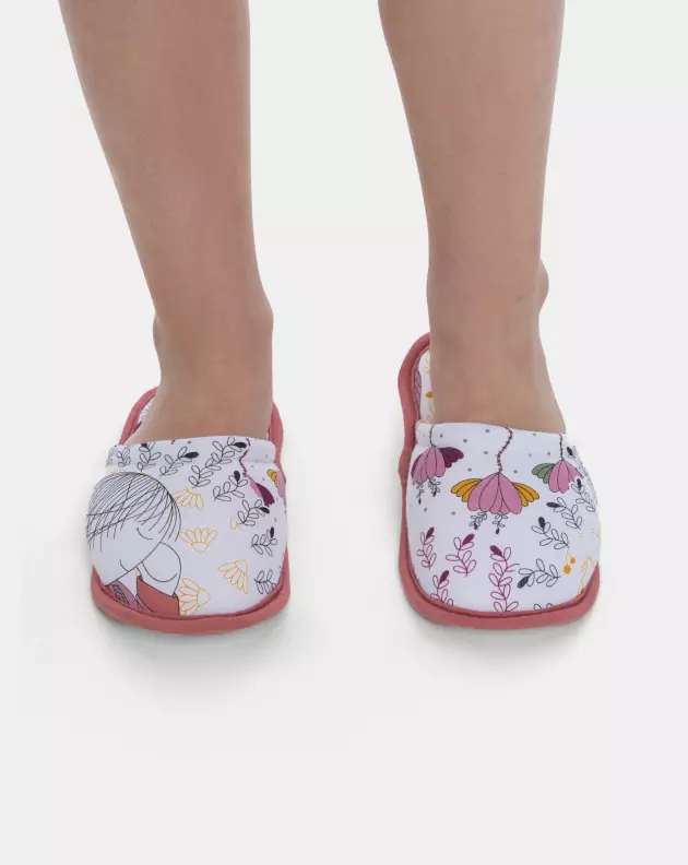 Pantufa Fechada Infantil Feminina Estampada