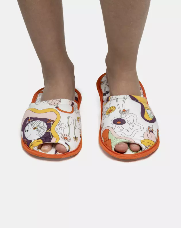 Pantufa Feminina Kids Com Abertura
