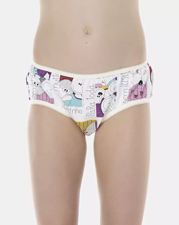 Kit Calcinha Feminino Kids
