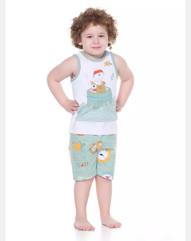 PIJAMA REGATA E BERMUDA