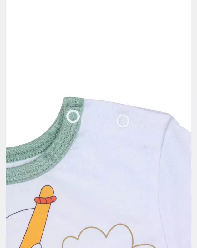 Pijama manga curta e calça 