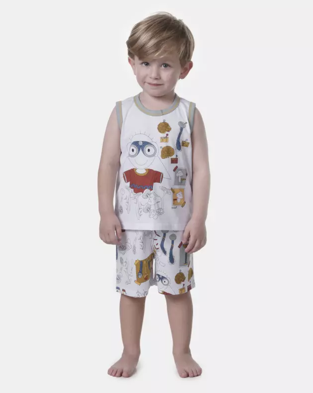 Pijama regata machão e bermuda