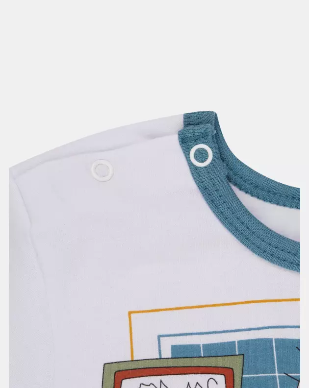 Pijama Menino Manga Longa e Calça