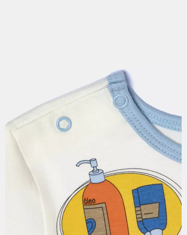 Pijama Masculino Baby Manga Curta e Bermuda