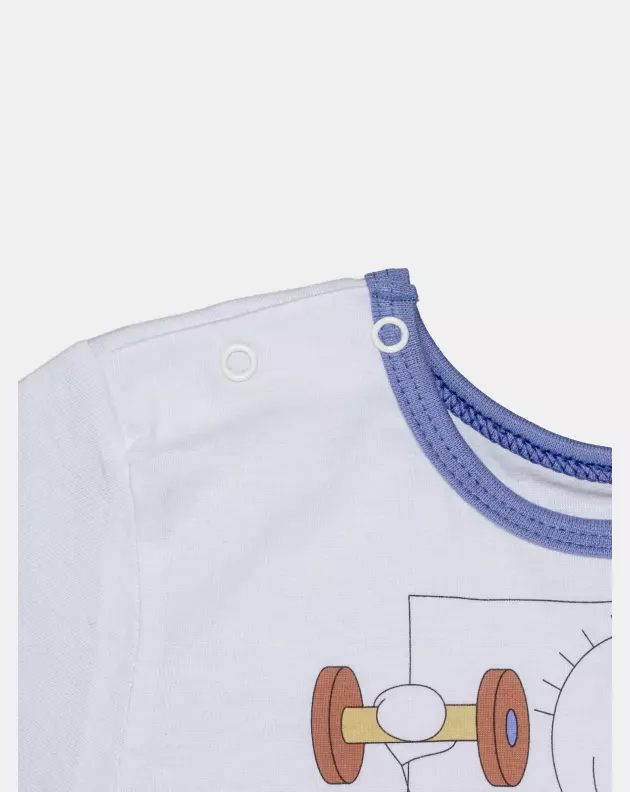 Pijama Masculino Baby Manga Curta e Bermuda