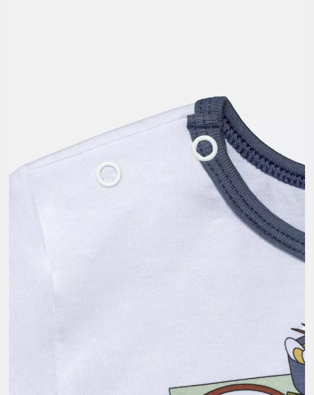 Pijama Masculino Baby Manga Curta e Bermuda