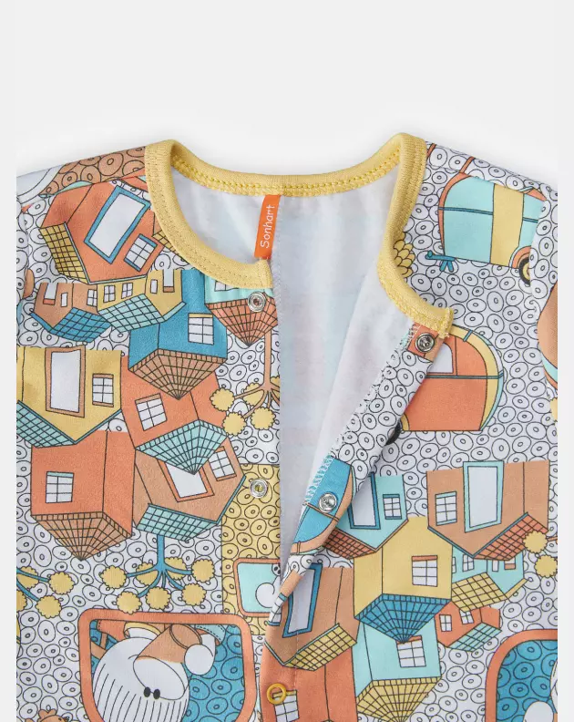Macacão Masculino Baby Manga Longa Moletinho
