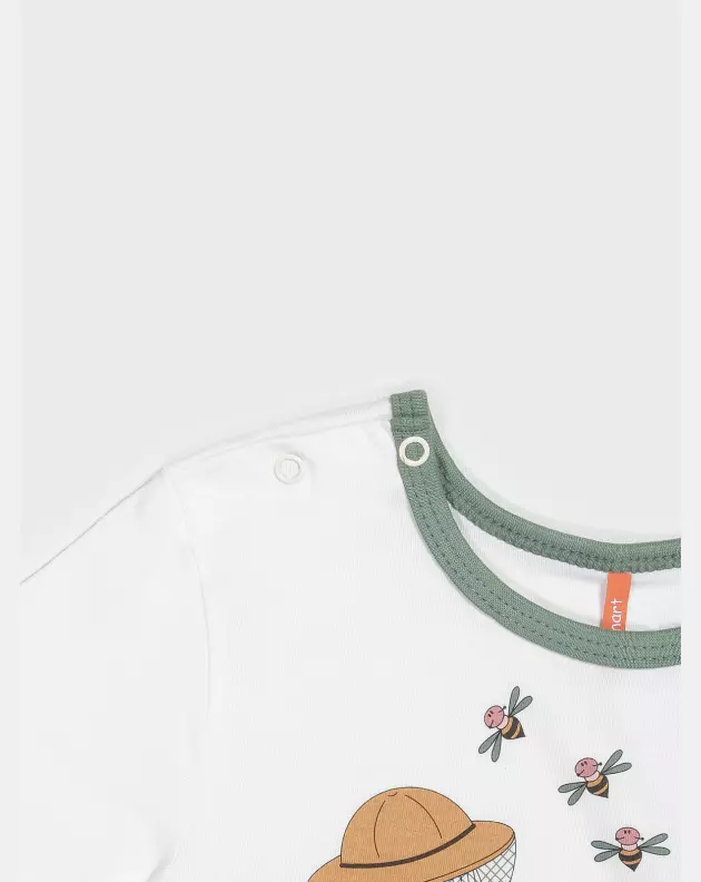 Pijama Infantil Feminino manga longa Tic-Tac e calça Bill e Pat
