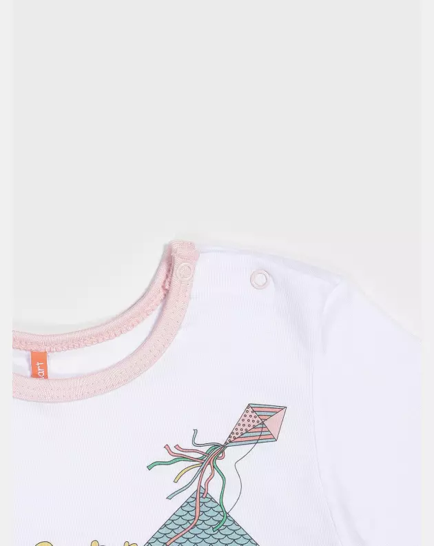Conjunto Feminino Baby Manga Curta e Calça