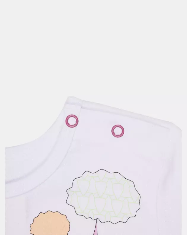 Pijama Feminino Infantil Manga Curta e Short Estampa Annie