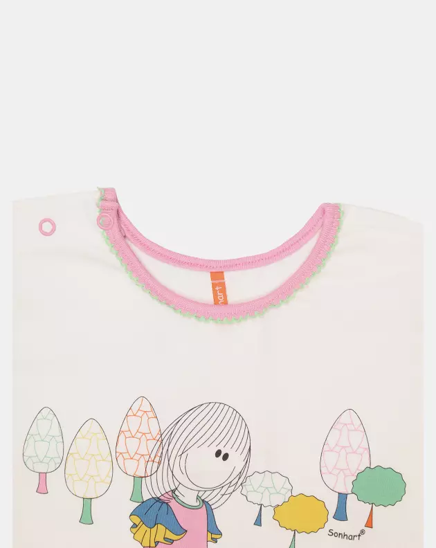Pijama Feminino Baby Manga Curta e Short