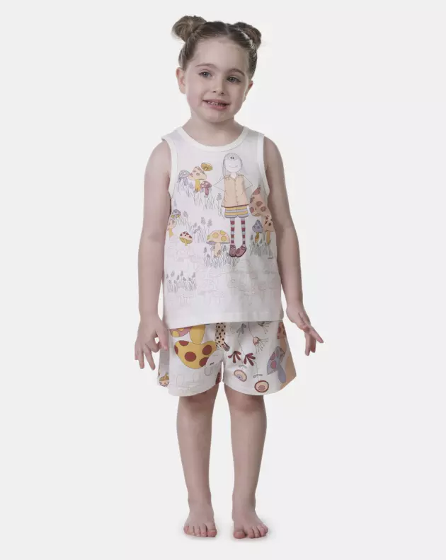 Pijama regata e short  