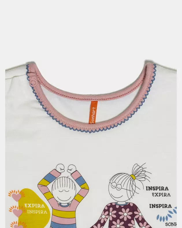 Pijama Feminino Baby Manga Longa e Calça