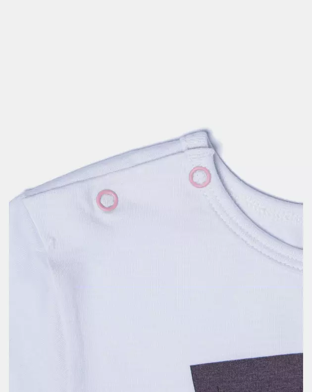 Pijama Feminino Baby Manga Curta e Calça