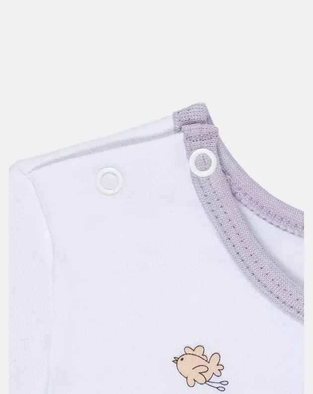 Pijama Feminino Baby Manga Longa e Calça Moletinho