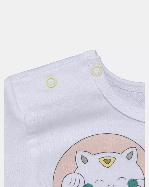 Pijama Feminino Baby Manga Curta e Short