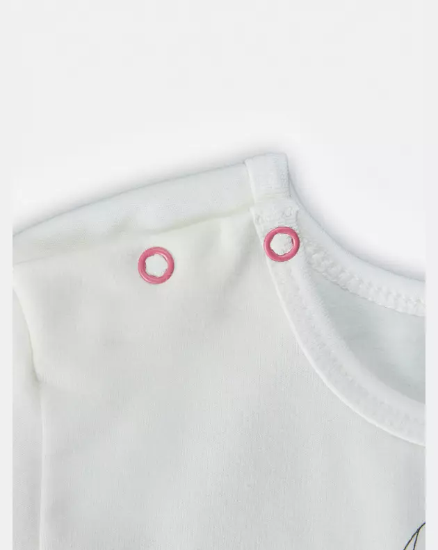Pijama Feminino Baby Manga Longa e Calça Moletinho