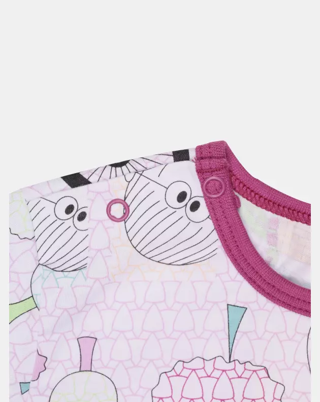 Camisão Feminino Baby Manga Curta