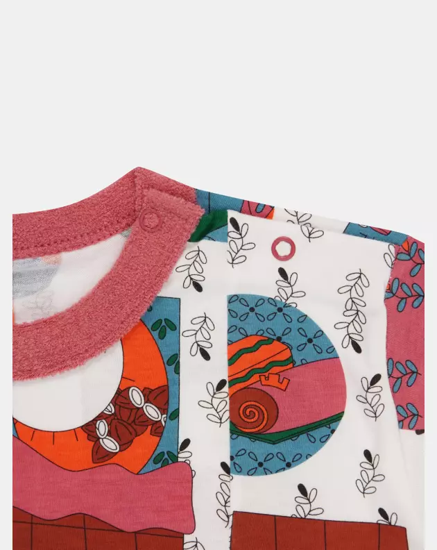 Pijama Camisão Infantil Feminino Manga Longa Tic-Tac