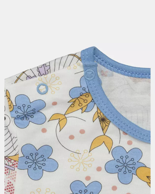 Camisão Feminino Baby Manga Curta