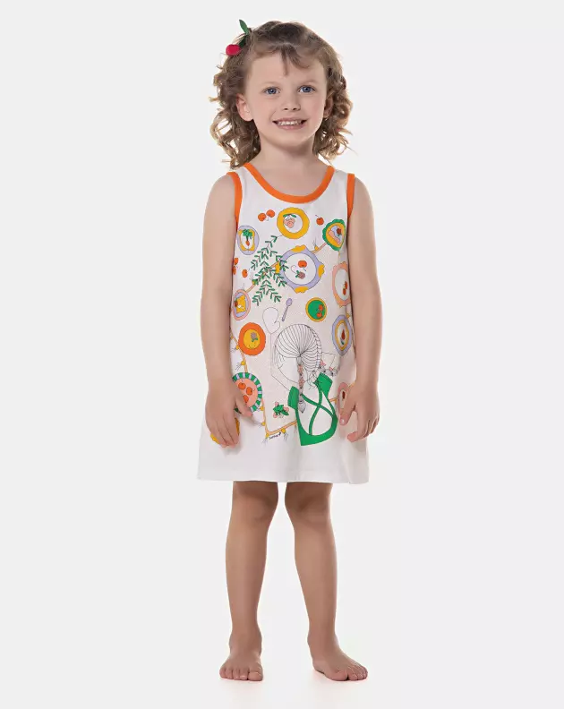 Camisola Infantil Menina regata Média Pat        