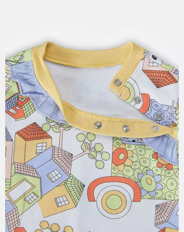 Macacão Feminino Baby Manga Longa